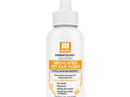 Nootie Dog Dermatology Solutions Medicated ear Flush 4oz. Online Sale