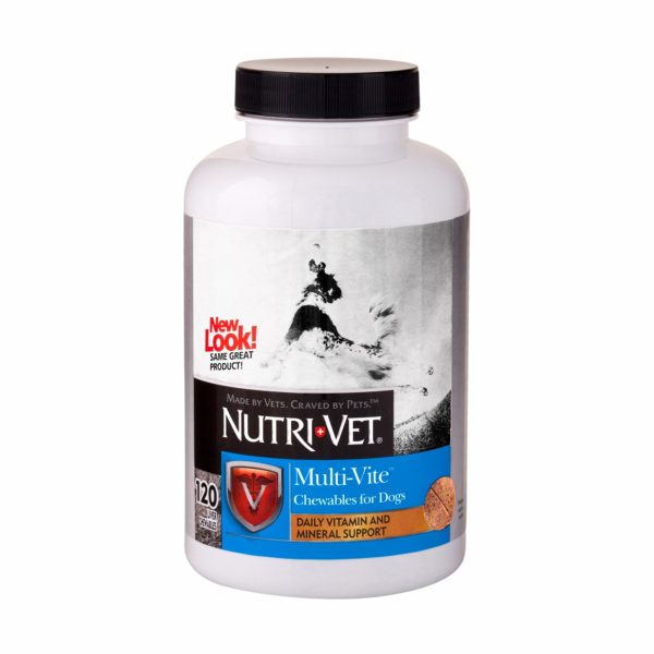 Nutri-Vet Multi-Vite Chewable Vitamins for Dogs Liver 1ea 120 ct on Sale