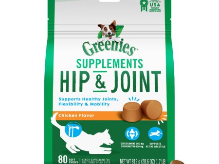 Greenies Hip & Joint Supplements Chicken 1ea 80 ct Online Hot Sale