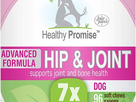 Four Paws Healthy Promise Advanced Formula Hip & Joint Supplement for Dogs Soft Chews Hip & Joint 1ea 96 ct Sale