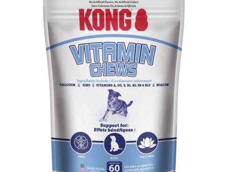 KONG Vitamin Soft Chews Dog Treats 1ea 60Pc Supply