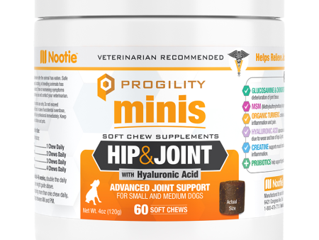 Nootie Dog Progility Hip & Joint Mini 60Ct on Sale