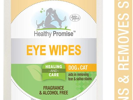 Four Paws Eye Wipes for Dog & Cat Eye Wipes 1ea 25 ct For Sale