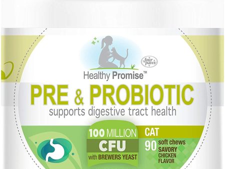 Four Paws Healthy Promise Pre and Probiotics for Dogs Soft Chews Pre and Probiotic 1ea 90 ct Online Sale