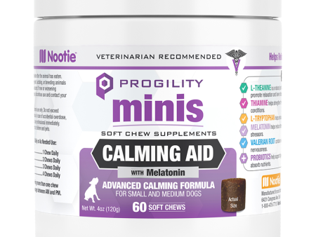 Nootie Dog Progility Calming Mini 60Ct Online Hot Sale