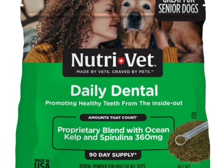 NutriVet Daily Dental Powder for Dogs 1ea 2.65 oz Discount