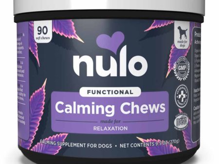 Nulo Functional Hemp and Mushroom Soft Chew Dog Supplement 1ea 90 ct Sale