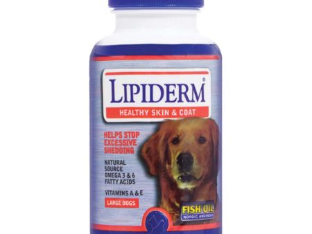 International Veterinary Sciences LIPIDERM GEL Caps Supplement for Large Dog 1ea 60 Soft Gels Fashion