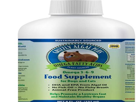 Grizzly Dog Cat Algal Oil Plus 8Oz. Online