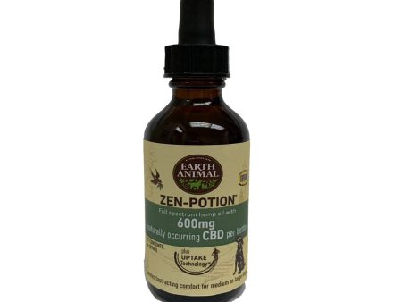 Earth Animal NatureS Comfort Potion For Dogs And Cats - Full Spectrum Hemp Oil Drops With Naturally Occurring Cbd, 600Mg Cheap