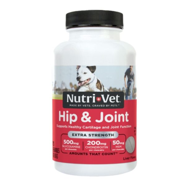 Nutri-Vet Hip & Joint Plus Liver Chewables 1ea 75 ct Online now