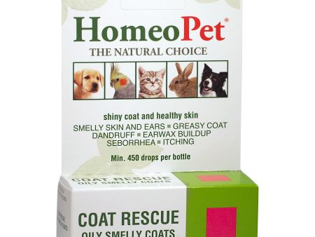 HomeoPet Coat Rescue Oily Smelly Coats 1ea 15 ml Online