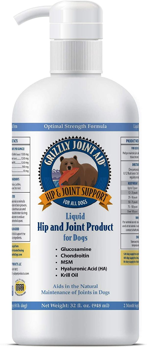 Grizzly Dog Joint Aid Liquid 16oz. For Sale