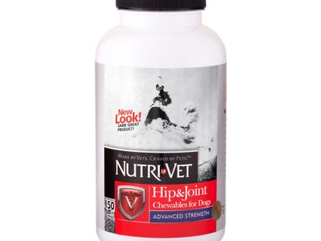 Nutri-Vet Hip & Joint Advanced Strength Chewables for Dogs - Liver Flavor 1ea 150 ct Online Sale