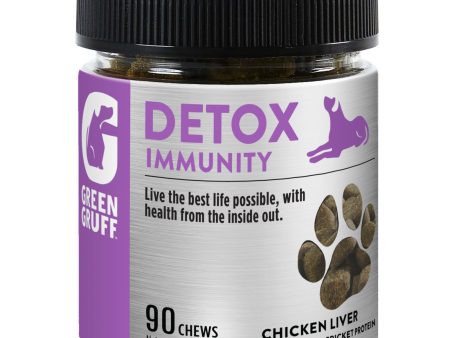 Green Gruff Detox Immunity Dog Supplements 1ea 90 ct Online Hot Sale