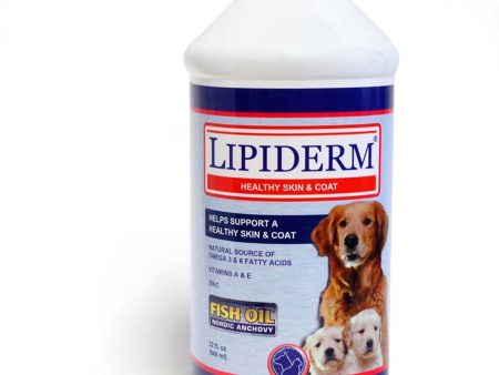 International Veterinary Sciences LIPIDERM Liquid Supplement 1ea 32 fl oz Supply