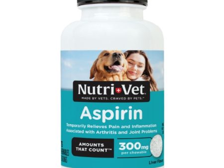 Nutri-Vet K9 Aspirin Liver Chewables Medium Large Dog 1ea 75 ct Online