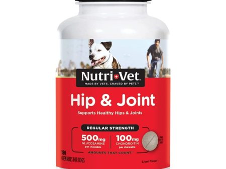 Nutri-Vet Hip & Joint Early Care Liver Chewables 1ea 180 ct Sale