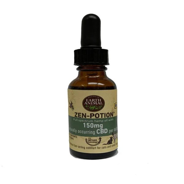 Earth Animal NatureS Comfort Potion For Dogs And Cats - Full Spectrum Hemp Oil Drops With Naturally Occurring Cbd, 150Mg Fashion