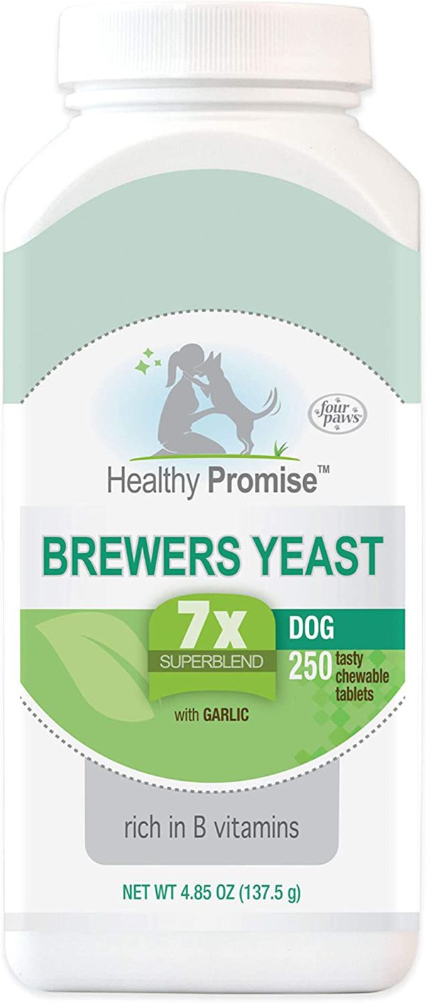 Four Paws Healthy Promise Brewers Yeast for Dogs Immunity 1ea 250 ct For Sale