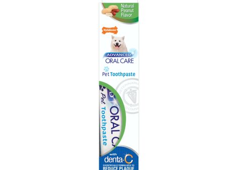 Nylabone Advanced Oral Care Natural Toothpaste Peanut Flavor 1ea 2.5 oz For Discount