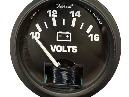 Faria Voltmeter 2  - 12V - Black Bezel [VP0128] Sale