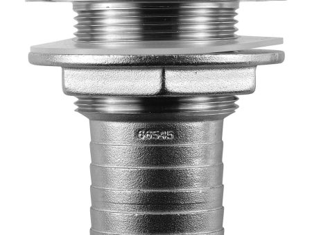 Attwood Stainless Steel Thru-Hull Short Straight Barbed - 1-1 2  Inner Diameter [66545-3] Discount