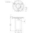 TACO Receiver w Backing Plate f Come On Board Handle [F16-0800C-1] Fashion