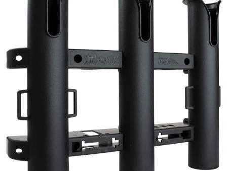 Sea-Dog Triple Threat Three Pole Rod Holder - Black [325033-1] Discount