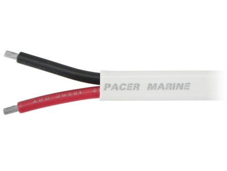 Pacer 8 2 AWG Duplex Cable - Red Black - Sold By The Foot [W8 2DC-FT] Online now