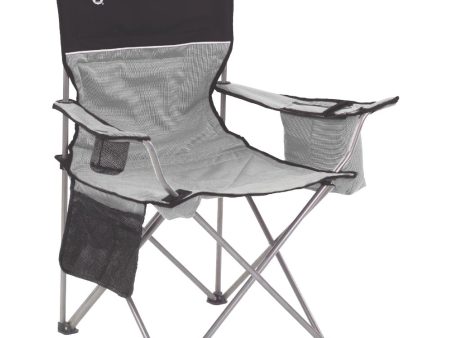 Coleman Cooler Quad Chair - Grey  Black [2000034873] Online now