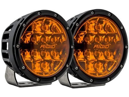 RIGID Industries 360 Series 6  Spot w Amber Pro Lens - Pair [36210] Online now