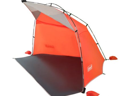 Coleman Skyshade Large Compact Beach Shade - Tiger Lily [2000037510] Sale