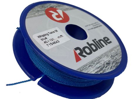 Robline Waxed Whipping Twine - 0.8mm x 40M - Blue [TYN-08BLUSP] on Sale