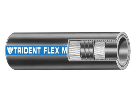 Trident Marine 3 4  Flex Marine Wet Exhaust  Water Hose - Black - Sold by the Foot [100-0346-FT] Supply