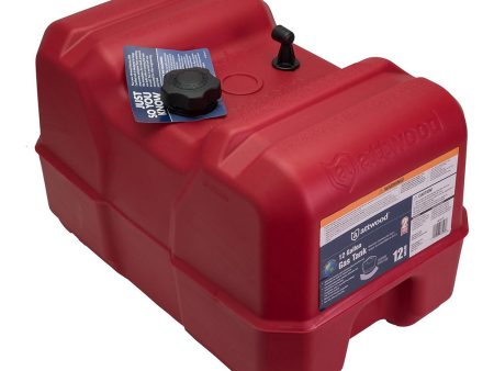 Attwood Portable Fuel Tank - 12 Gallon w o Gauge [8812LP2] Online now