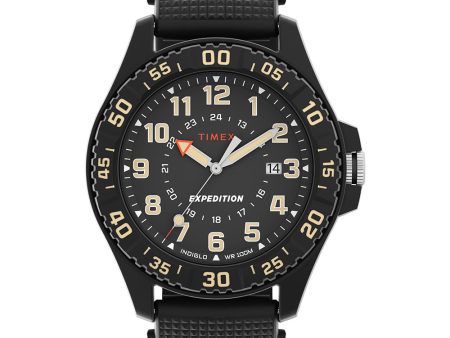 Timex Expedition Acadia Rugged Black Resin Case - Black Dial - Black Fabric Strap [TW4B26300] Hot on Sale