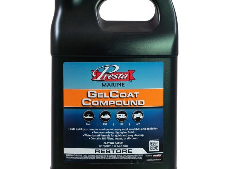 Presta Gel Coat Compound - 1 Gallon [167501] Online Sale