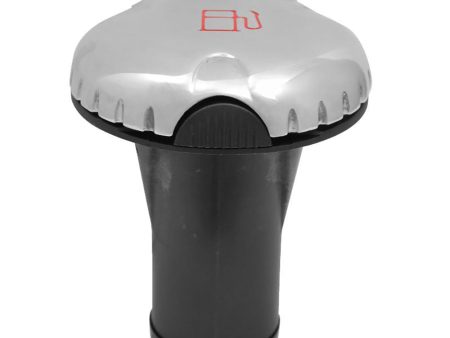 Attwood Deck Fill f Carbon Canister System - Straight Body  Scalloped Stainless Steel Cap [99DFCCSS1S] Cheap