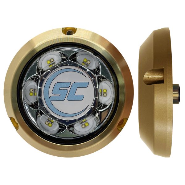 Shadow-Caster SC3 Series Bimini Blue Bronze Surface Mount Underwater Light [SC3-BB-BZSM] For Sale