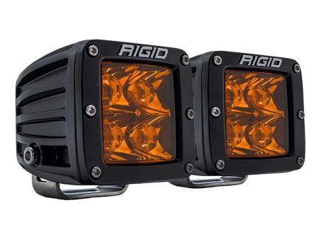 RIGID Industries D-Series Spot w Amber Pro Lens - Pair [20252] Fashion