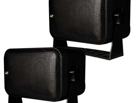 Poly-Planar Box Speakers - Pair - Black [MA9060B] Supply