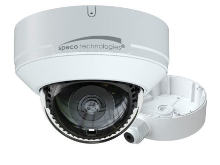 Speco 4MP H.265 AI IP Dome Camera w IR - 2.8mm Fixed Lens  Junction Box [O4D9] For Discount