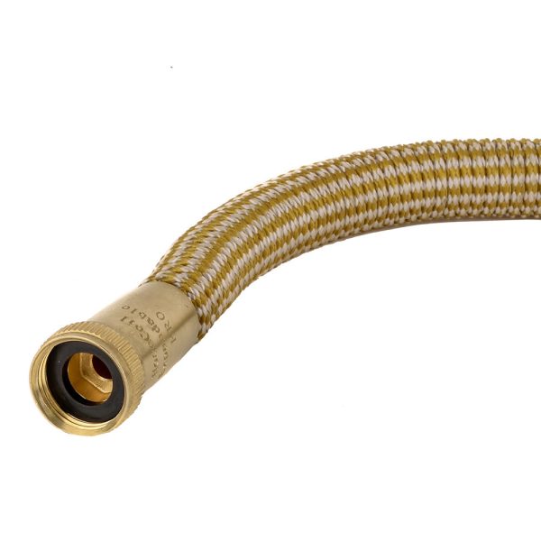 HoseCoil 50 Expandable PRO w Brass Twist Nozzle  Nylon Mesh Bag - Gold White [HEP50K] on Sale