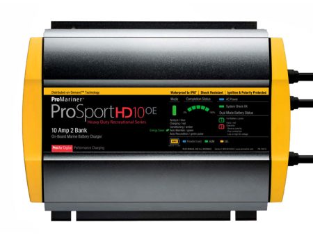 ProMariner ProSportHD 10 Gen 4 - 10 Amp - 2-Bank Battery Charger [44010] For Cheap