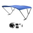 SureShade Battery Powered Bimini - Black Anodized Frame  Pacific Blue Fabric [2021133097] Discount