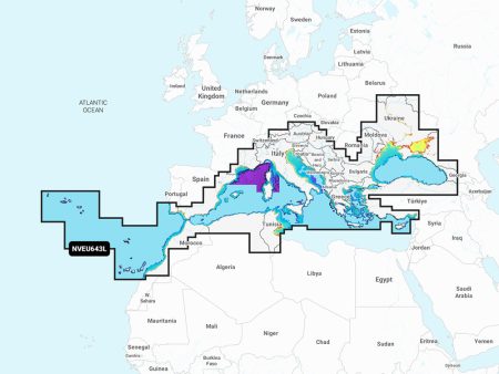 Garmin Navionics Vision+ NVEU643L Mediterranean  Black Sea [010-C1272-00] Cheap