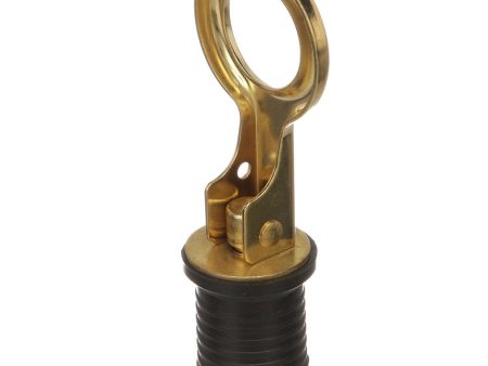 Attwood Snap-Handle Brass Drain Plug - 1  Diameter [7524A7] Supply