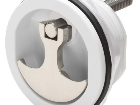 Whitecap Compression Handle - Nylon White Stainless Steel - Non-Locking [6230WC] Online Sale