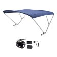 SureShade Battery Powered Bimini - Clear Anodized Frame  Navy Fabric [2021133094] Online Sale